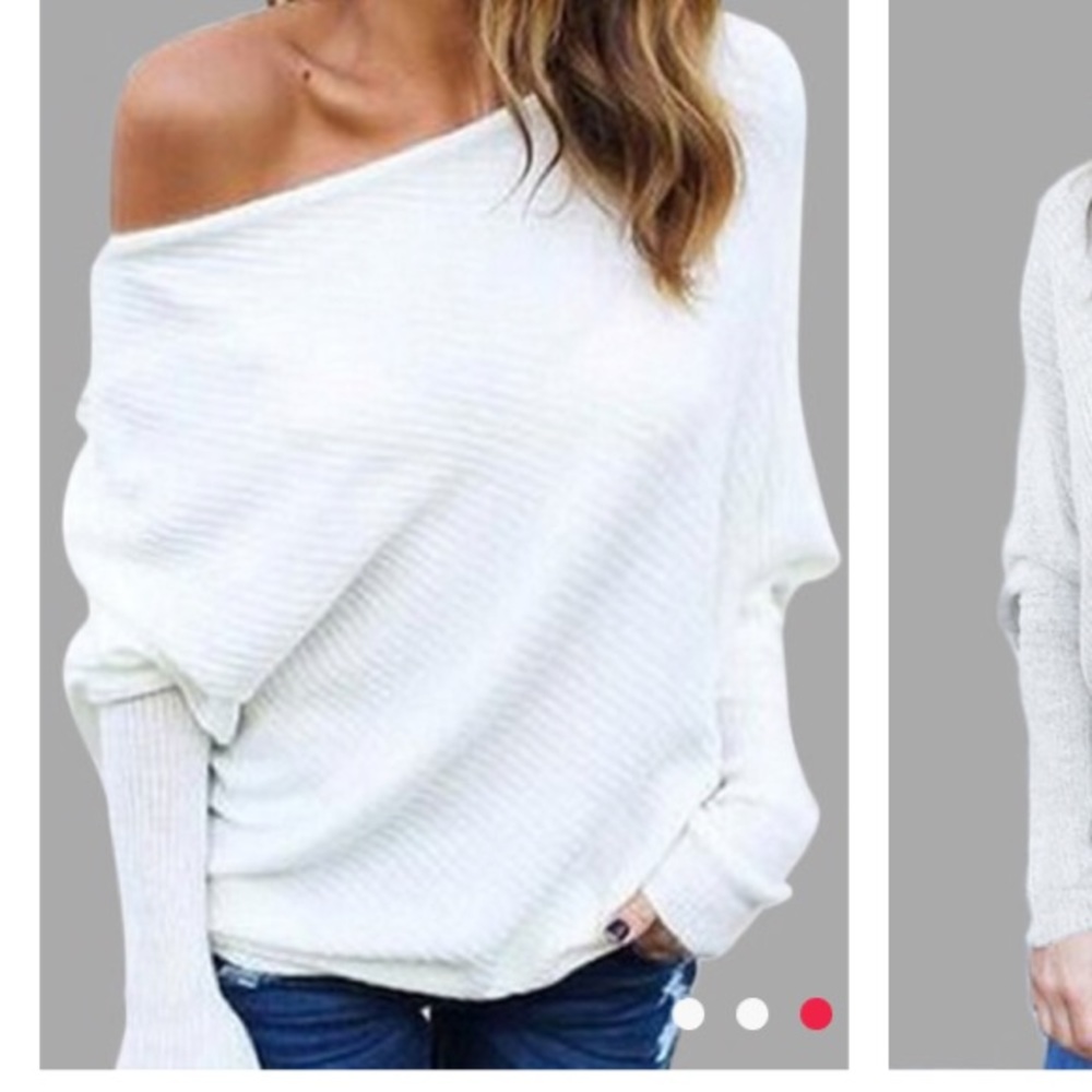 YOINS Off the Shoulder Sweater